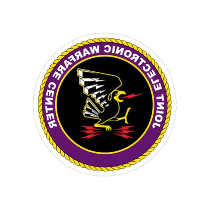 Joint Electronic Warfare Center JEWC (U.S. Air Force) REVERSE PRINT Transparent Die-Cut STICKER - The Sticker Space