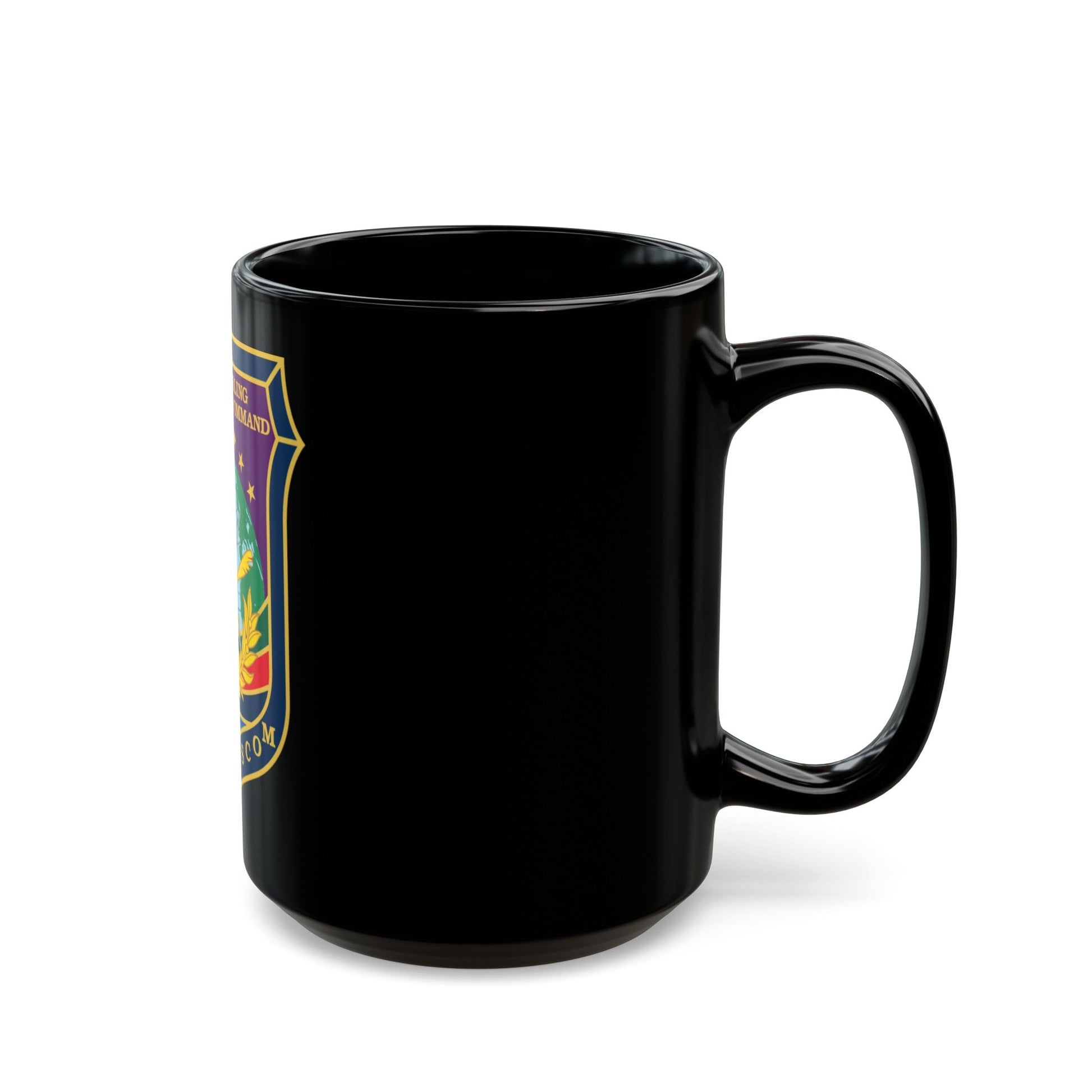 Joint Enabling Capabilities Command USTRANSCOM (U.S. Navy) Black Coffee Mug-The Sticker Space