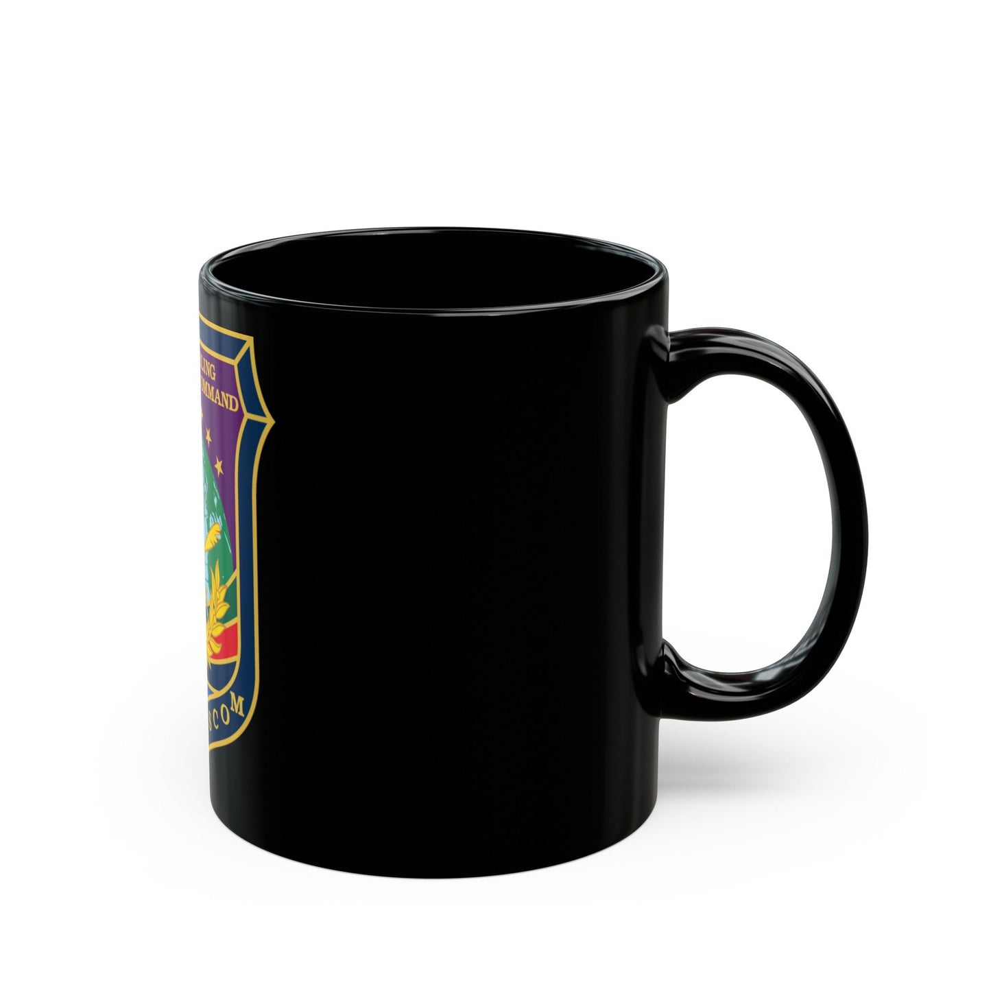 Joint Enabling Capabilities Command USTRANSCOM (U.S. Navy) Black Coffee Mug-The Sticker Space