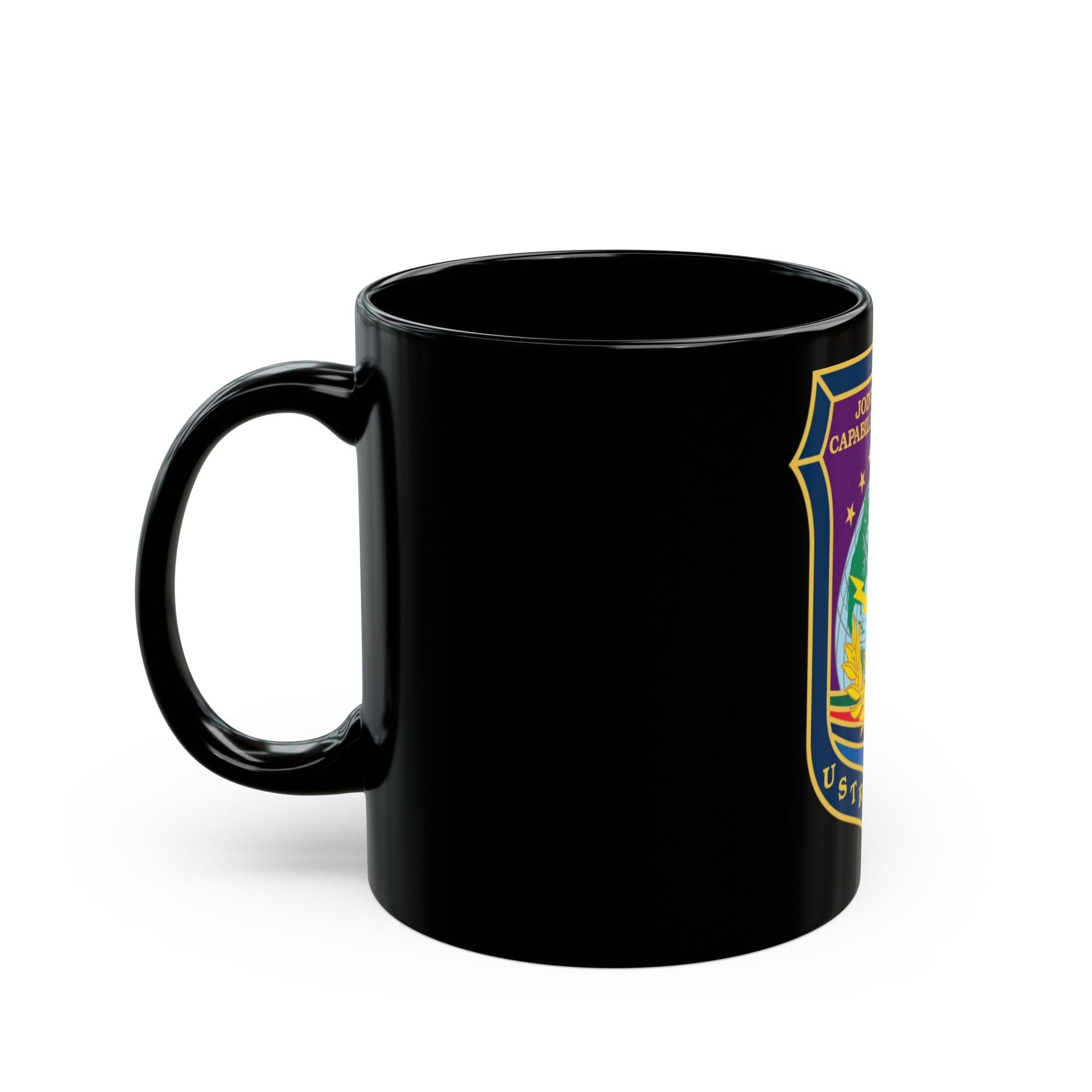 Joint Enabling Capabilities Command USTRANSCOM (U.S. Navy) Black Coffee Mug-The Sticker Space