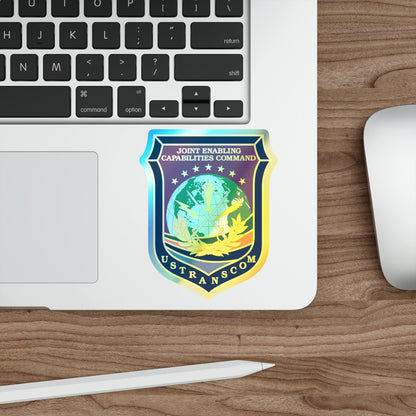 Joint Enabling Capabilities Command USTRANSCOM (U.S. Navy) Holographic STICKER Die-Cut Vinyl Decal-The Sticker Space