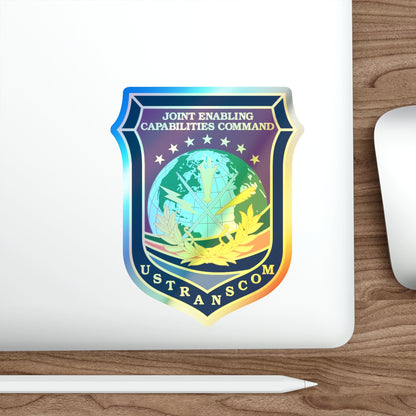 Joint Enabling Capabilities Command USTRANSCOM (U.S. Navy) Holographic STICKER Die-Cut Vinyl Decal-The Sticker Space