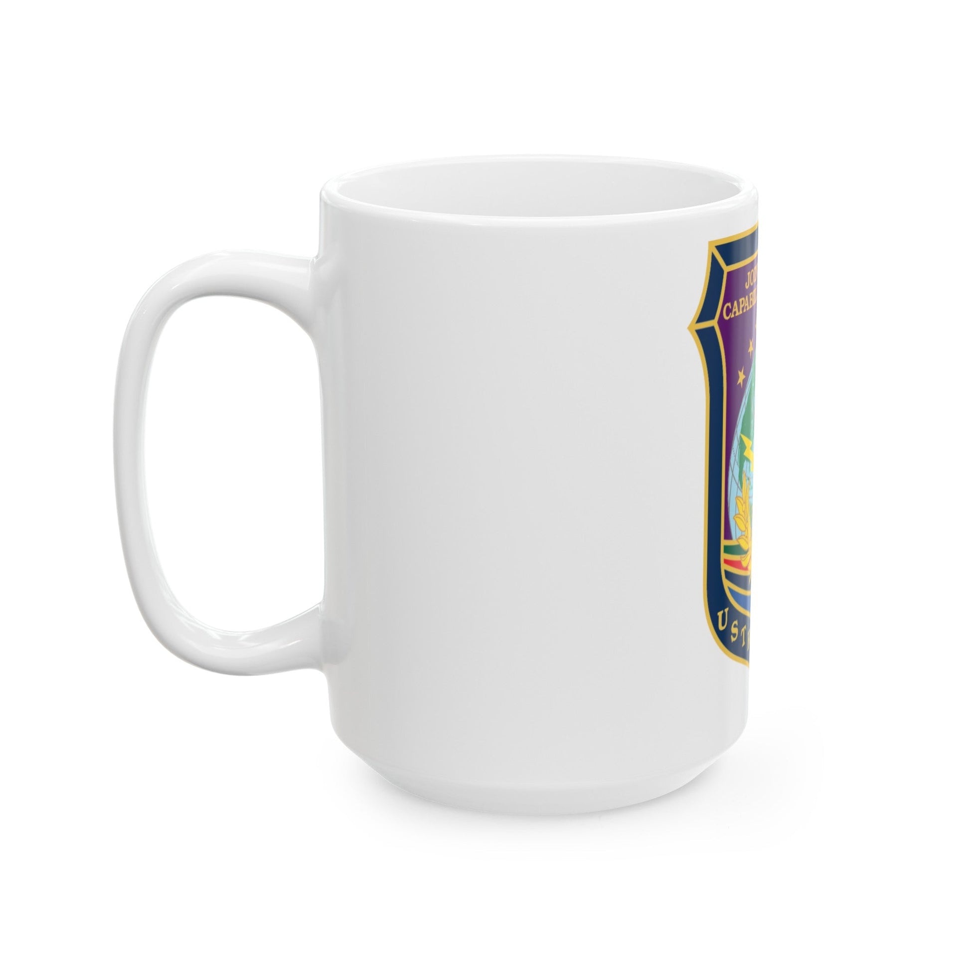 Joint Enabling Capabilities Command USTRANSCOM (U.S. Navy) White Coffee Mug-The Sticker Space