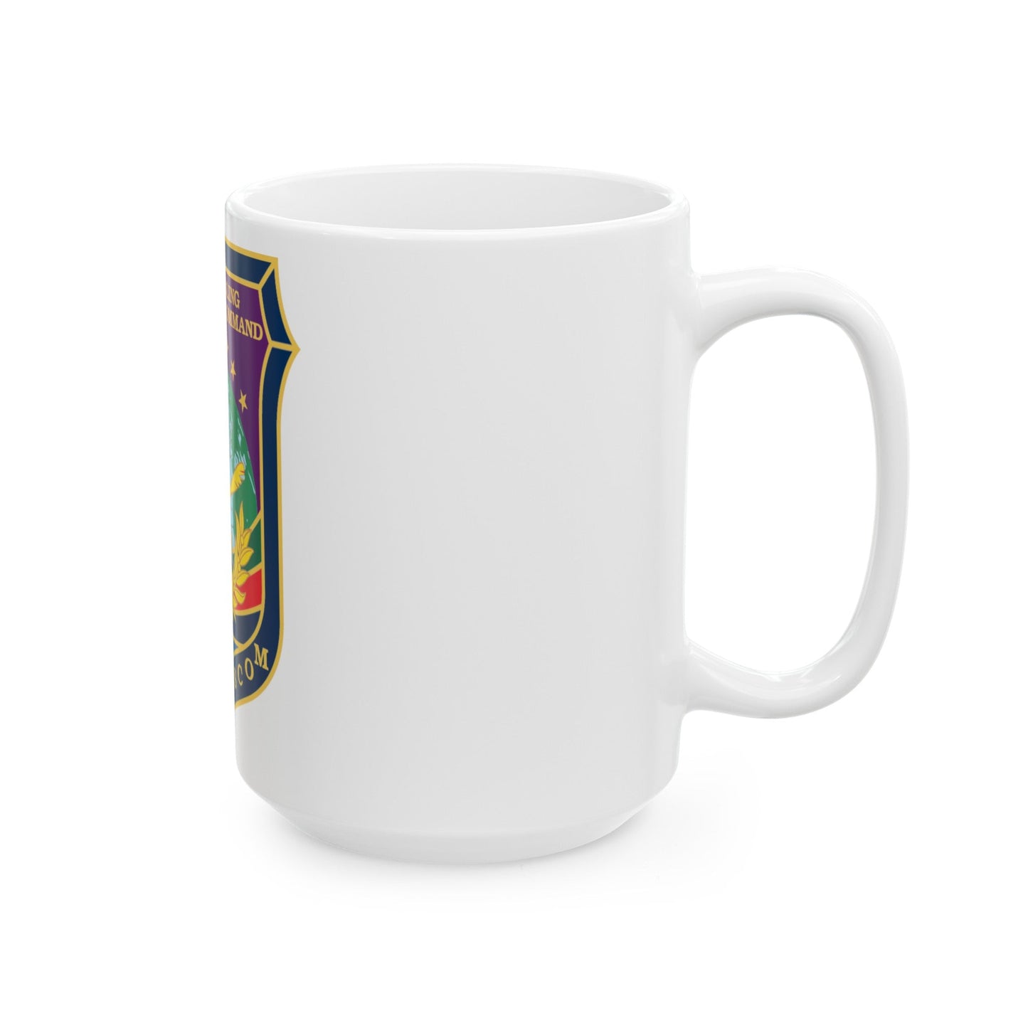 Joint Enabling Capabilities Command USTRANSCOM (U.S. Navy) White Coffee Mug-The Sticker Space