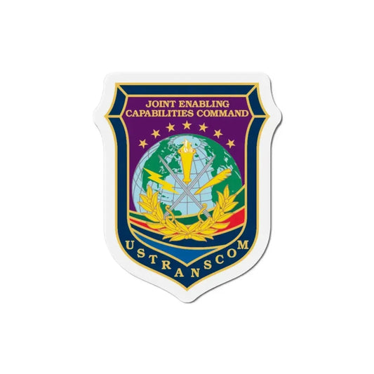 Joint Enabling Capabilities Command USTRANSCOM (U.S. Navy) Refrigerator Magnet 3 Inch - The Sticker Space