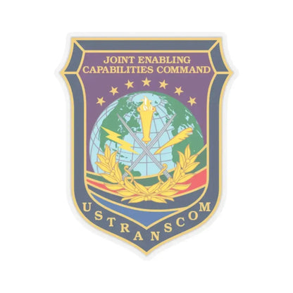 Joint Enabling Capabilities Command USTRANSCOM (U.S. Navy) STICKER Vinyl Kiss-Cut Decal 2 Inch Transparent - The Sticker Space
