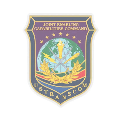 Joint Enabling Capabilities Command USTRANSCOM (U.S. Navy) STICKER Vinyl Kiss-Cut Decal 3 Inch Transparent - The Sticker Space