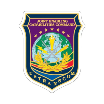Joint Enabling Capabilities Command USTRANSCOM (U.S. Navy) STICKER Vinyl Kiss-Cut Decal 3 Inch White - The Sticker Space