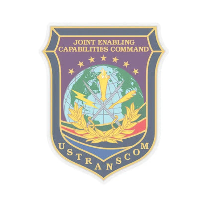 Joint Enabling Capabilities Command USTRANSCOM (U.S. Navy) STICKER Vinyl Kiss-Cut Decal 6 Inch Transparent - The Sticker Space