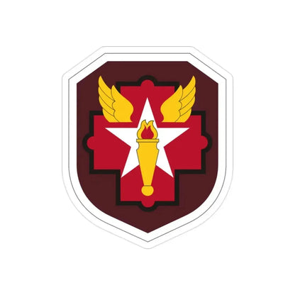 Joint Military Medical Command US (U.S. Army) REVERSE PRINT Transparent Die-Cut STICKER 2 Inch Die-Cut Transparent - The Sticker Space