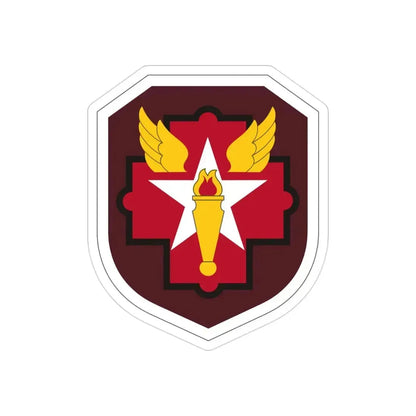 Joint Military Medical Command US (U.S. Army) REVERSE PRINT Transparent Die-Cut STICKER 3 Inch Die-Cut Transparent - The Sticker Space