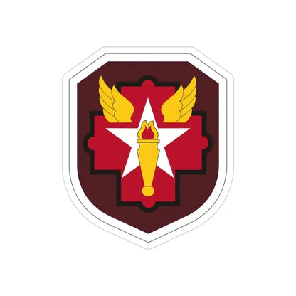 Joint Military Medical Command US (U.S. Army) REVERSE PRINT Transparent Die-Cut STICKER 4 Inch Die-Cut Transparent - The Sticker Space