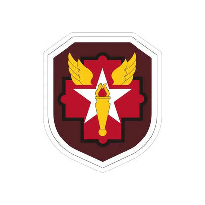 Joint Military Medical Command US (U.S. Army) REVERSE PRINT Transparent Die-Cut STICKER 5 Inch Die-Cut Transparent - The Sticker Space