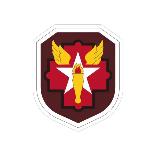 Joint Military Medical Command US (U.S. Army) REVERSE PRINT Transparent Die-Cut STICKER 6 Inch Die-Cut Transparent - The Sticker Space