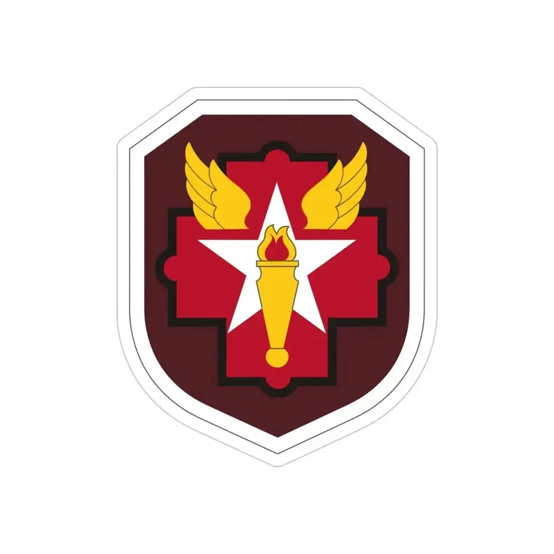 Joint Military Medical Command US (U.S. Army) REVERSE PRINT Transparent Die-Cut STICKER - The Sticker Space
