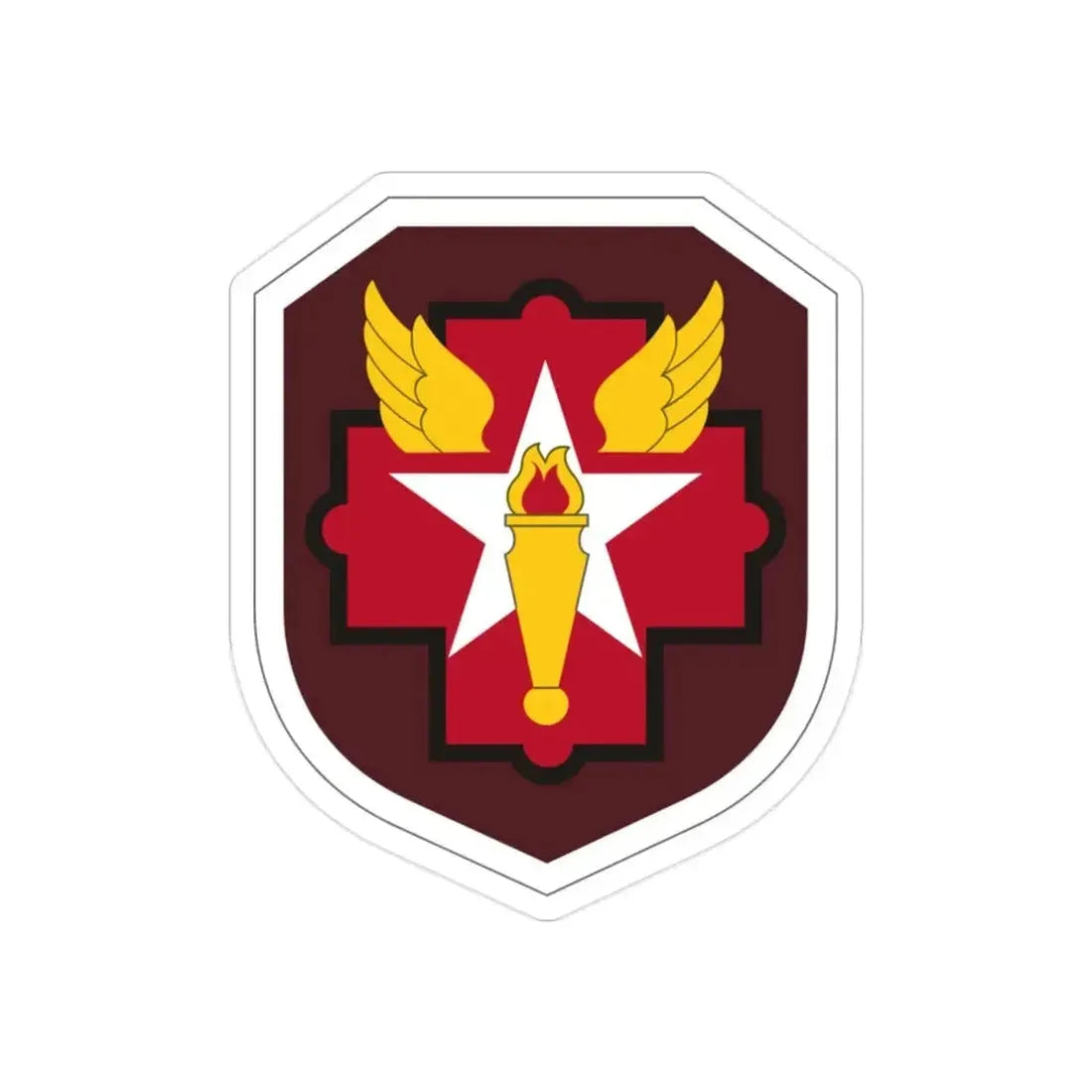 Joint Military Medical Command US (U.S. Army) REVERSE PRINT Transparent Die-Cut STICKER - The Sticker Space
