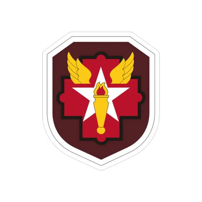Joint Military Medical Command US (U.S. Army) REVERSE PRINT Transparent Die-Cut STICKER - The Sticker Space