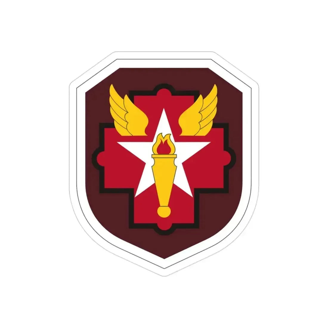 Joint Military Medical Command US (U.S. Army) REVERSE PRINT Transparent Die-Cut STICKER - The Sticker Space