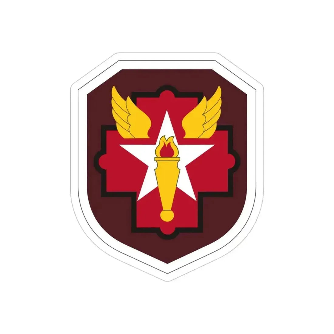 Joint Military Medical Command US (U.S. Army) REVERSE PRINT Transparent Die-Cut STICKER - The Sticker Space