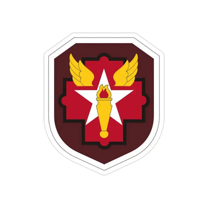 Joint Military Medical Command US (U.S. Army) REVERSE PRINT Transparent Die-Cut STICKER - The Sticker Space