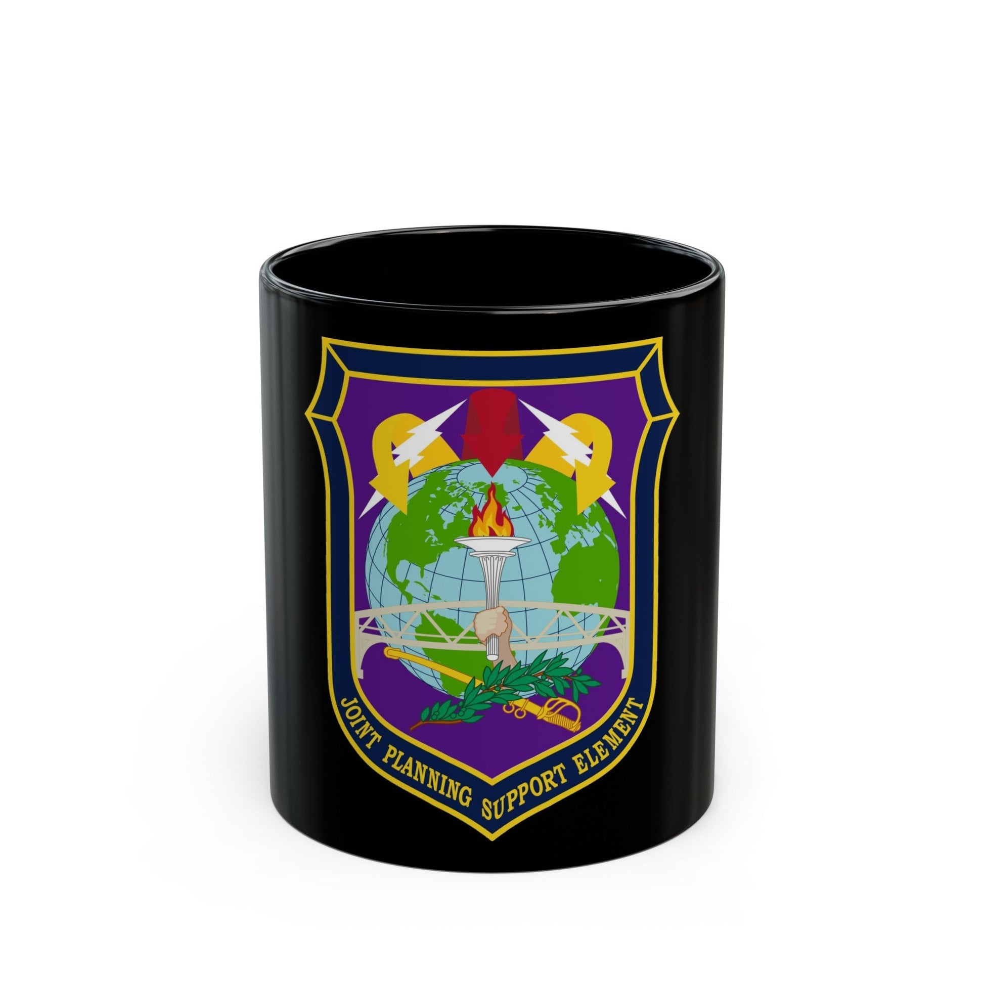 Joint Planning Support (U.S. Army) Black Coffee Mug-11oz-The Sticker Space