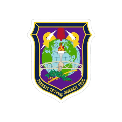 Joint Planning Support (U.S. Army) REVERSE PRINT Transparent Die-Cut STICKER 2 Inch Die-Cut Transparent - The Sticker Space