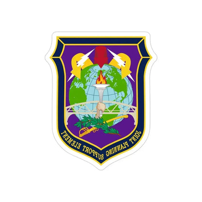 Joint Planning Support (U.S. Army) REVERSE PRINT Transparent Die-Cut STICKER 6 Inch Die-Cut Transparent - The Sticker Space