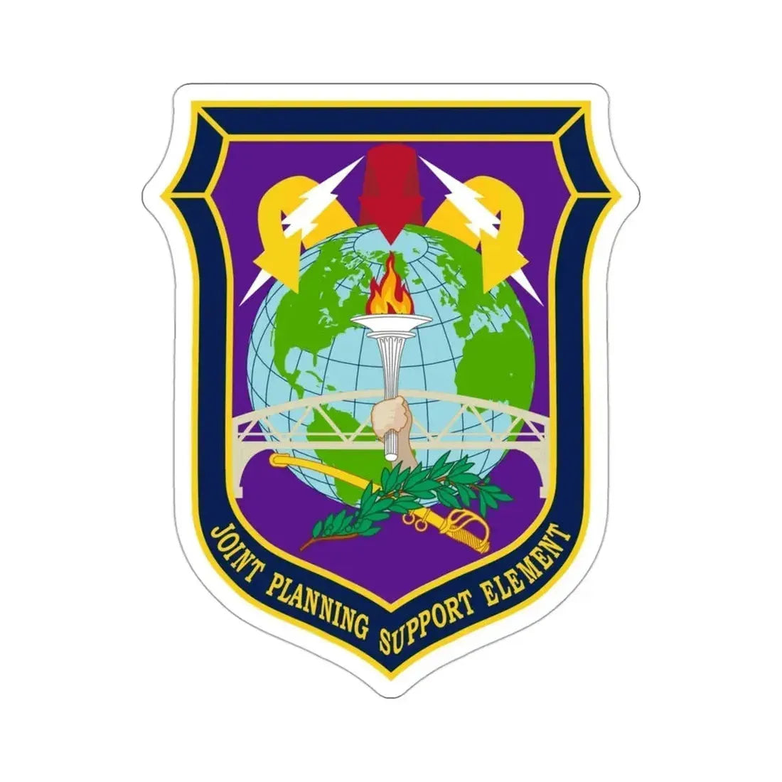 Joint Planning Support (U.S. Army) STICKER Vinyl Die-Cut Decal 3 Inch - The Sticker Space
