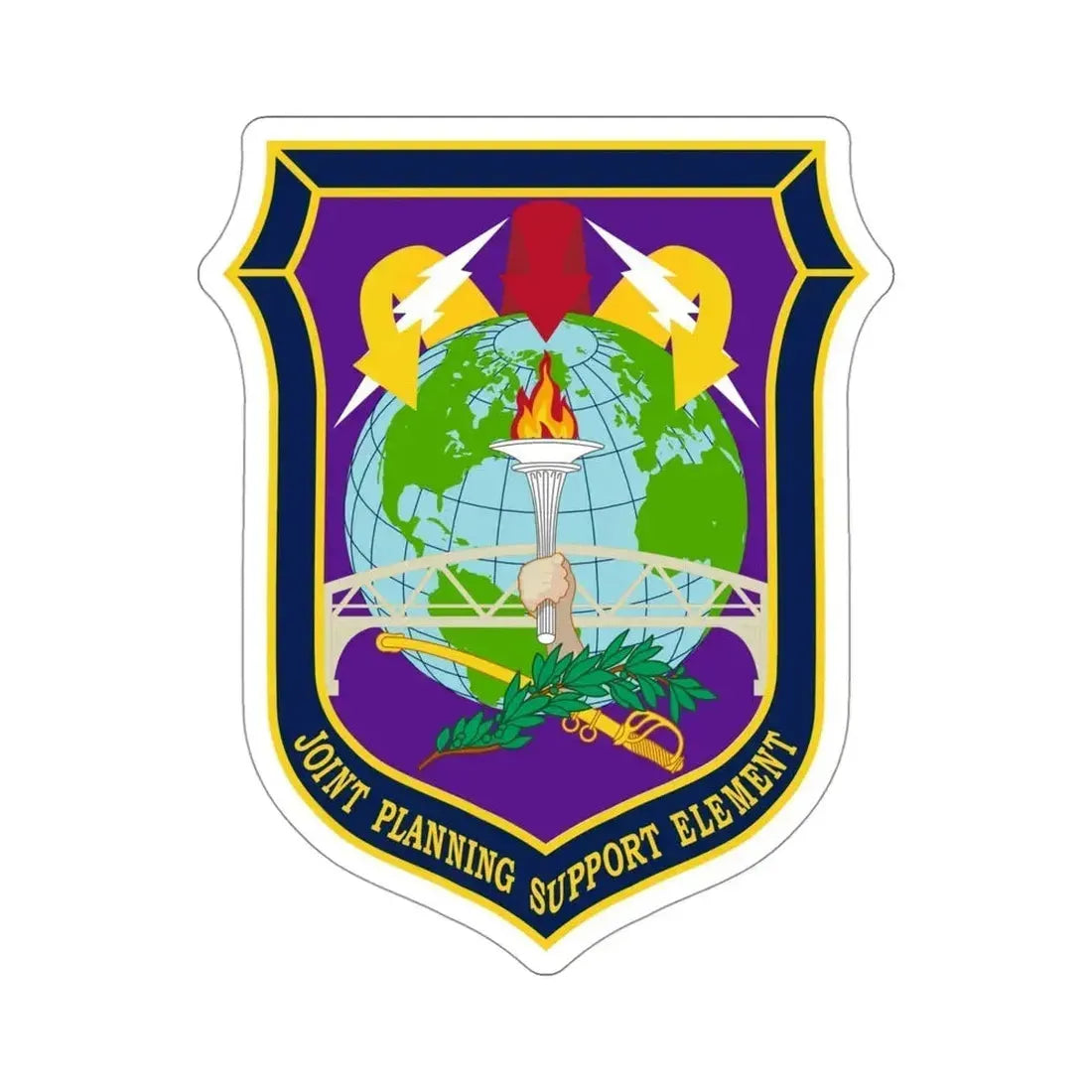 Joint Planning Support (U.S. Army) STICKER Vinyl Die-Cut Decal 4 Inch - The Sticker Space