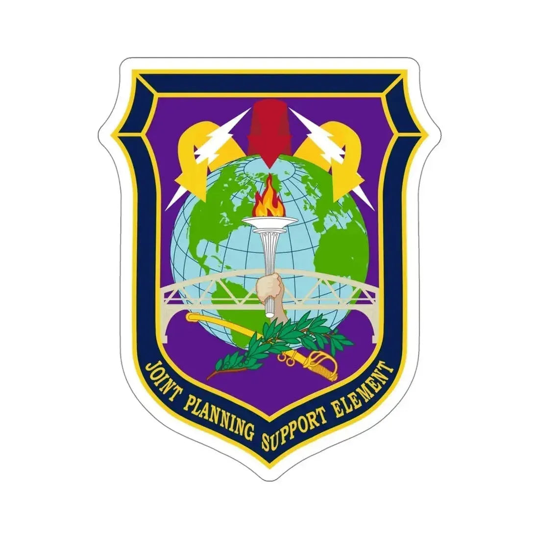 Joint Planning Support (U.S. Army) STICKER Vinyl Die-Cut Decal 5 Inch - The Sticker Space