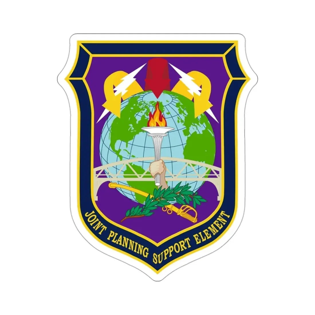 Joint Planning Support (U.S. Army) STICKER Vinyl Die-Cut Decal - The Sticker Space