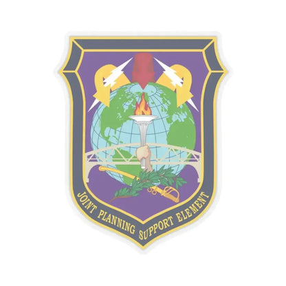 Joint Planning Support (U.S. Army) STICKER Vinyl Kiss-Cut Decal 2 Inch Transparent - The Sticker Space