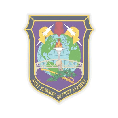 Joint Planning Support (U.S. Army) STICKER Vinyl Kiss-Cut Decal 6 Inch Transparent - The Sticker Space