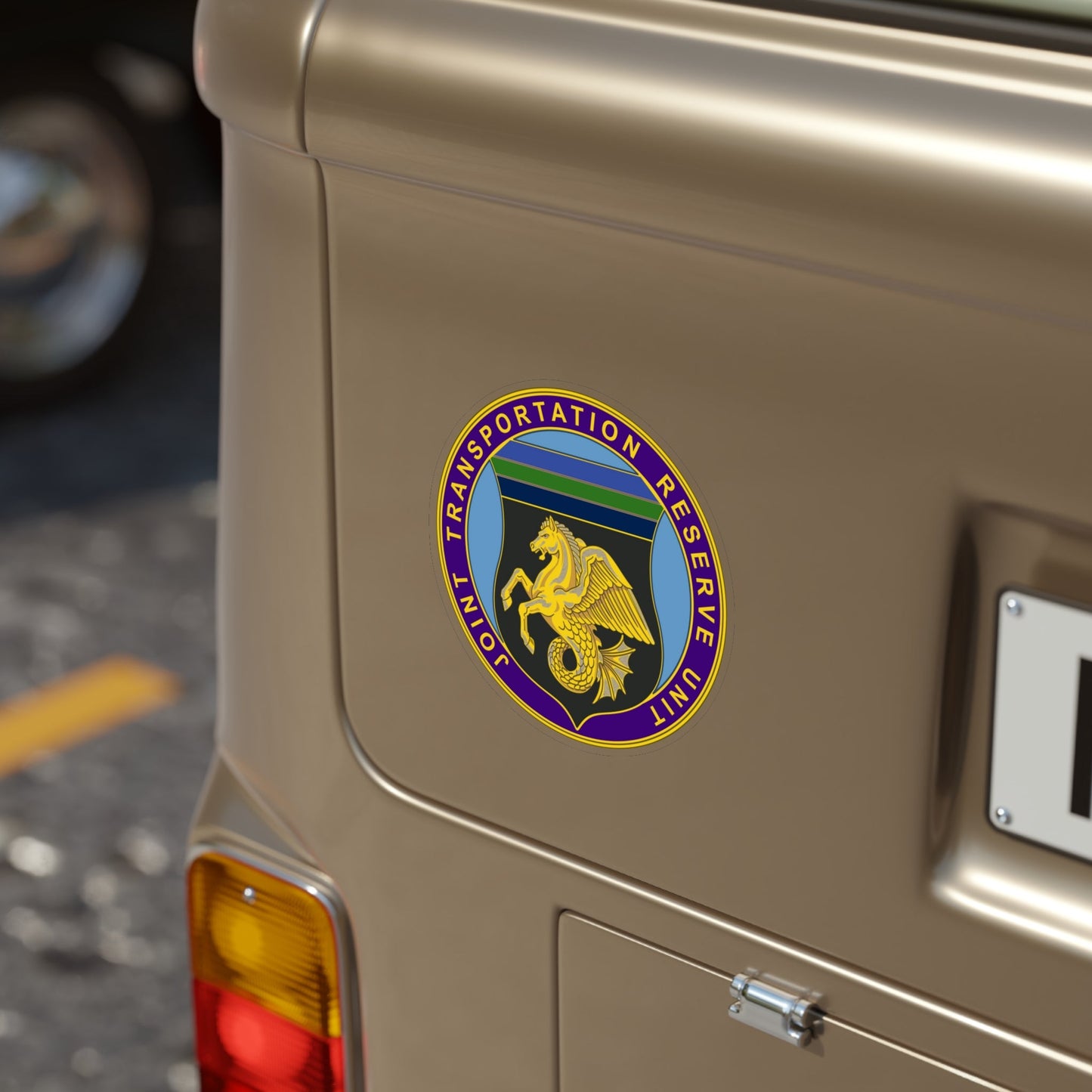 Joint Transportation Reserve Unit (U.S. Army) Transparent STICKER Die-Cut Vinyl Decal-The Sticker Space