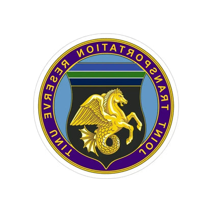 Joint Transportation Reserve Unit (U.S. Army) REVERSE PRINT Transparent Die-Cut STICKER - The Sticker Space