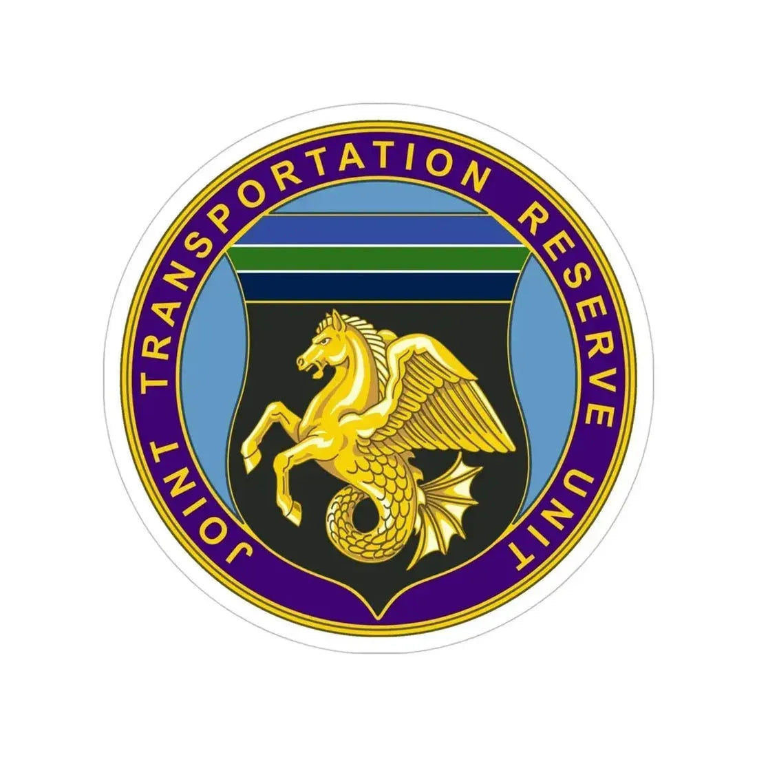 Joint Transportation Reserve Unit (U.S. Army) Transparent STICKER Die-Cut Vinyl Decal 5 Inch - The Sticker Space