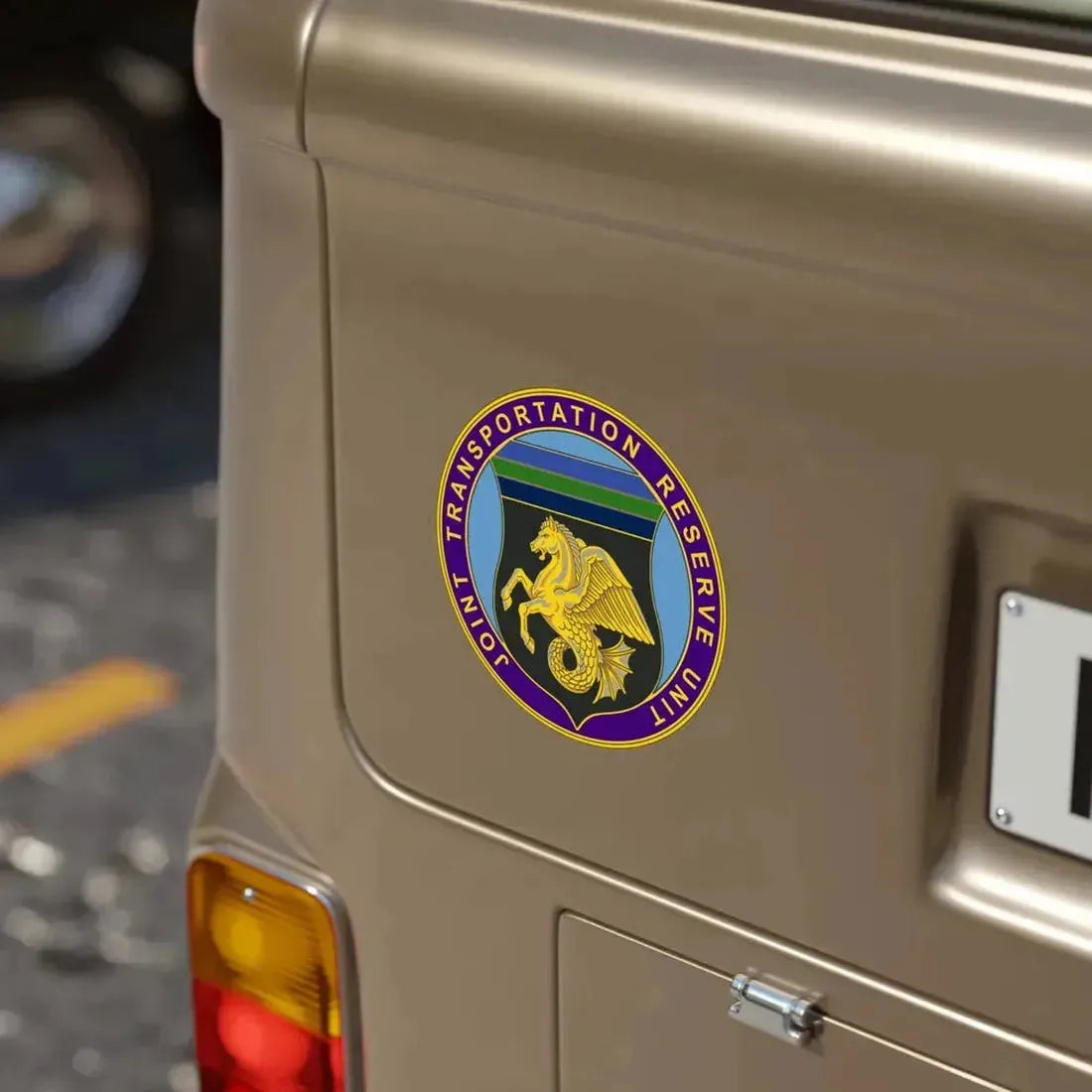 Joint Transportation Reserve Unit (U.S. Army) Transparent STICKER Die-Cut Vinyl Decal - The Sticker Space