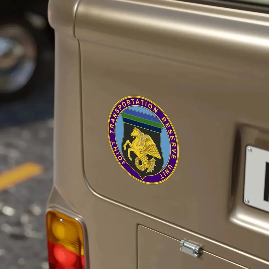 Joint Transportation Reserve Unit (U.S. Army) Transparent STICKER Die-Cut Vinyl Decal - The Sticker Space