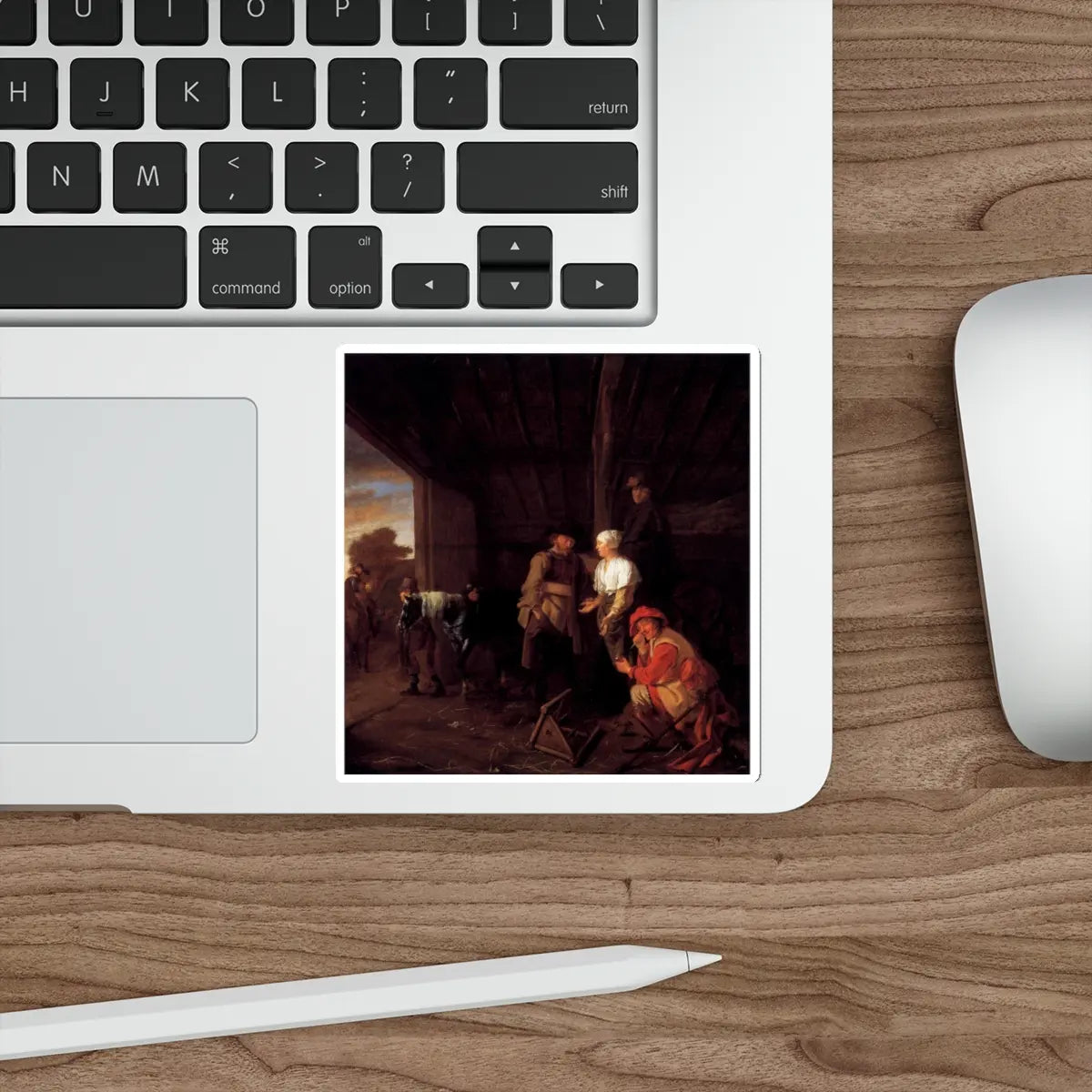 SKU:13382695583620287767 Sticker types:White Shape:Die-Cut Sizes:4" × 4"