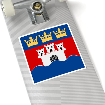 Jonkopings lan vapenflagga (Sweden) STICKER Vinyl Kiss-Cut Decal - The Sticker Space