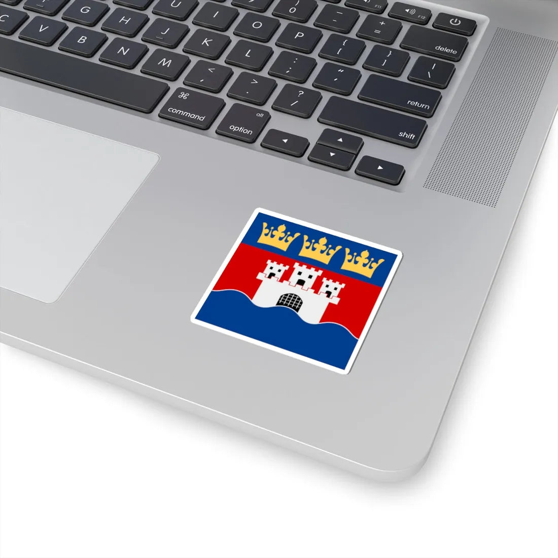 Jonkopings lan vapenflagga (Sweden) STICKER Vinyl Kiss-Cut Decal - The Sticker Space