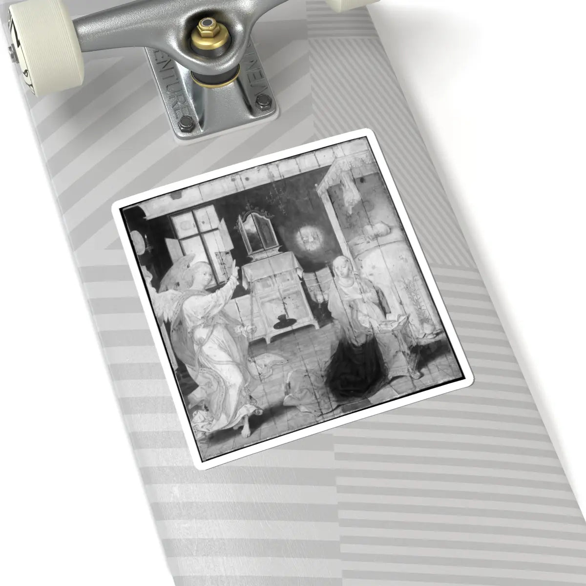 SKU:TSS-STICK-JSVN-6X6-5 Sizes:6" × 6" Types:White
