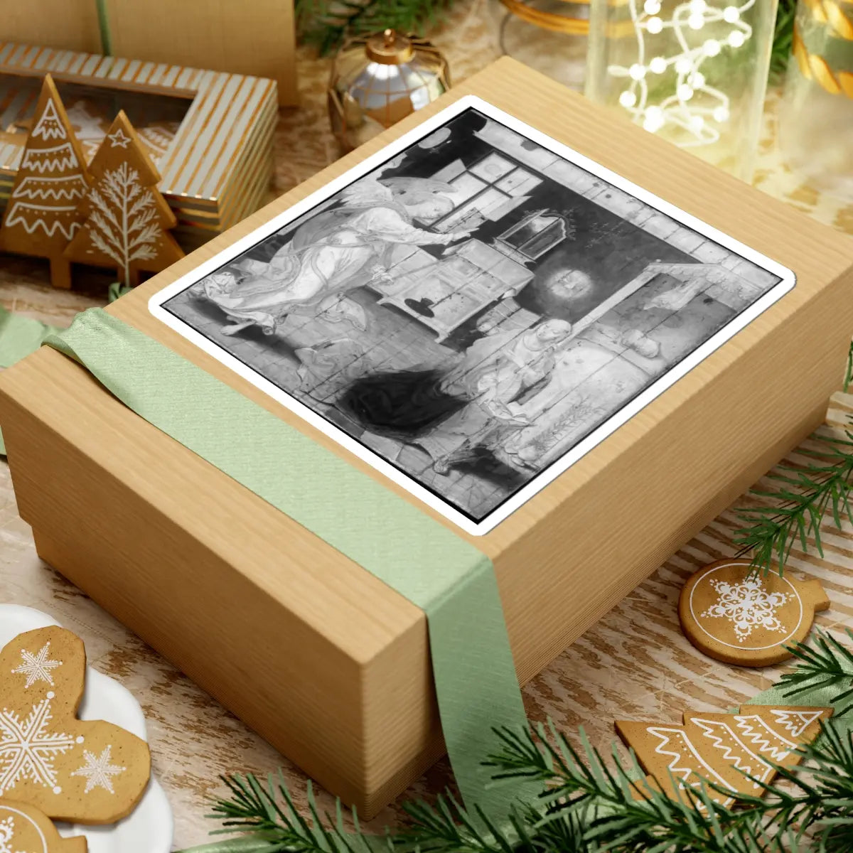 SKU:TSS-STICK-JSVN-6X6-5 Sizes:6" × 6" Types:White