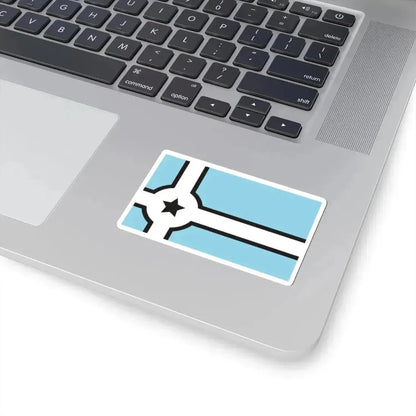 Joplin Missouri Crossroads flag proposal (United States) STICKER Vinyl Kiss-Cut Decal - The Sticker Space