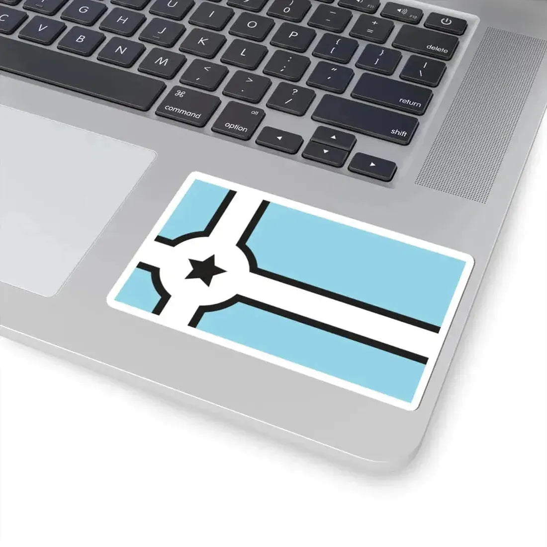 Joplin Missouri Crossroads flag proposal (United States) STICKER Vinyl Kiss-Cut Decal - The Sticker Space