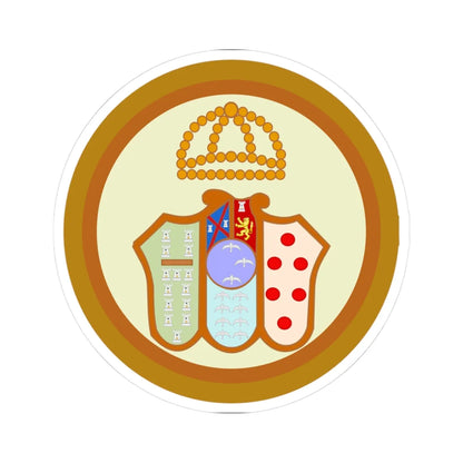 Joppolo Giancaxio-Stemma (Italy) (Coat of Arms) STICKER Vinyl Kiss-Cut Decal 3 Inch White - The Sticker Space