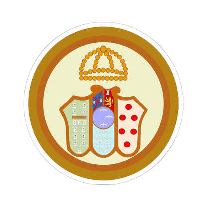 Joppolo Giancaxio-Stemma (Italy) (Coat of Arms) STICKER Vinyl Kiss-Cut Decal 6 Inch White - The Sticker Space
