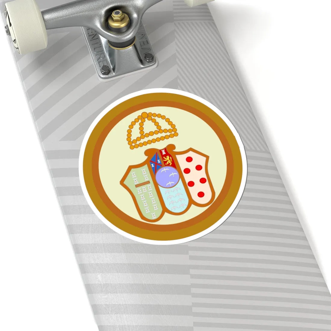 Joppolo Giancaxio-Stemma (Italy) (Coat of Arms) STICKER Vinyl Kiss-Cut Decal - The Sticker Space
