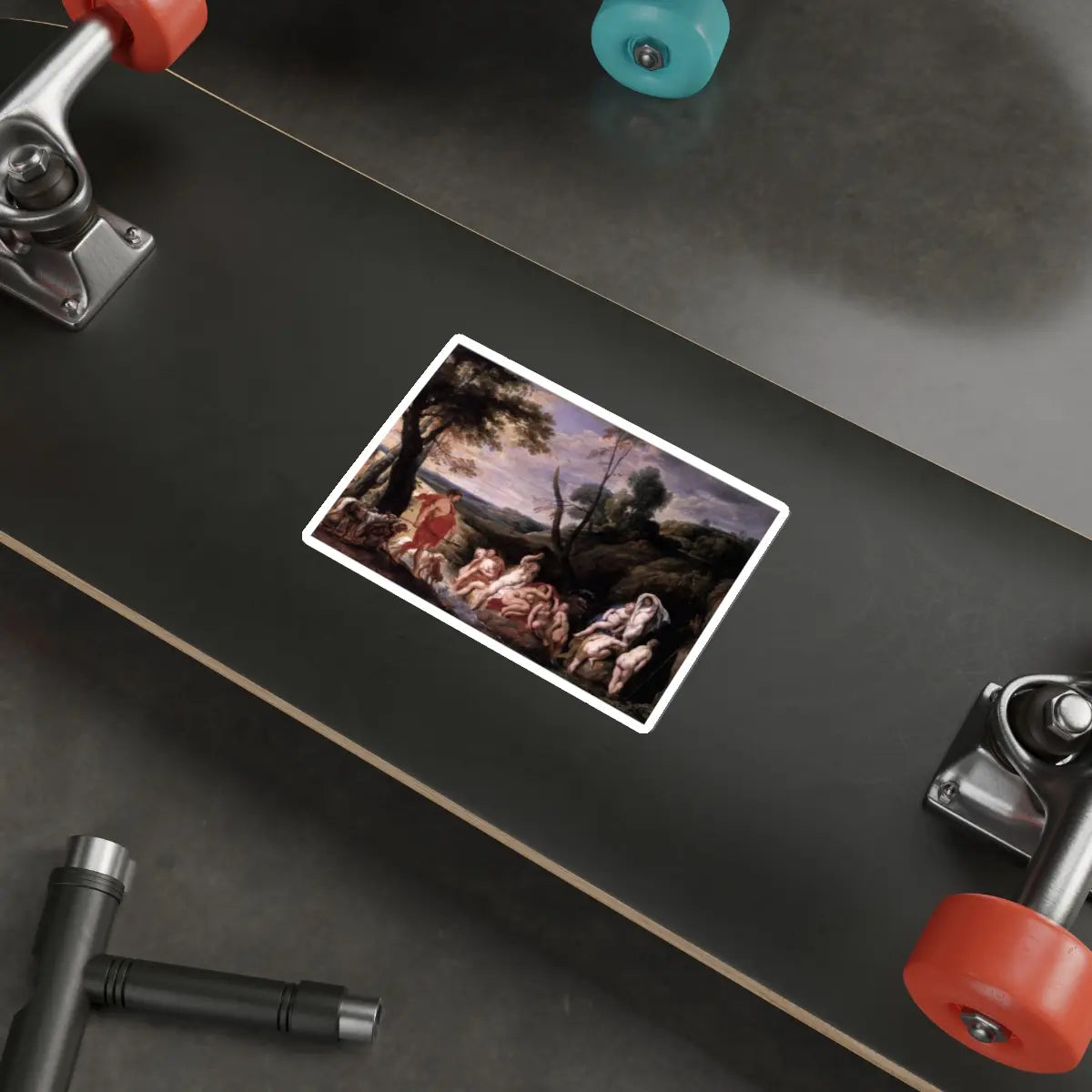 SKU:14350662966374400343 Sticker types:White Shape:Die-Cut Sizes:5" × 5"