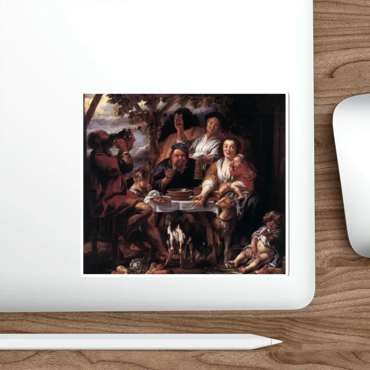 SKU:20687353595676453487 Sticker types:White Shape:Die-Cut Sizes:5" × 5"
